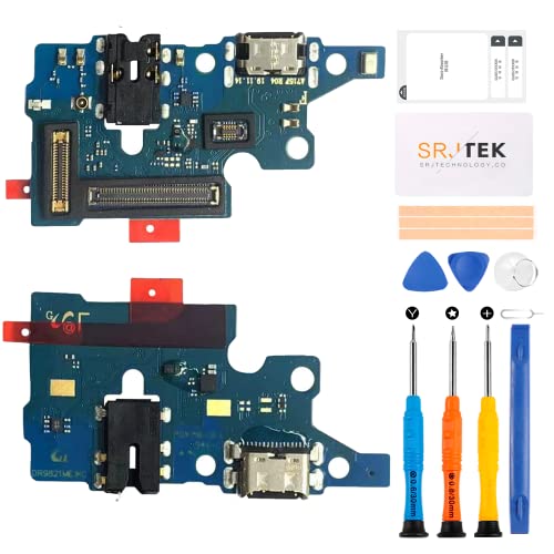 Conector de Base de Repuesto para Samsung Galaxy A71 5G 2020 para Samsung A71 2019 Puerto de Carga A716 Puerto de Auriculares con micrófono/Conector de Audio/Antena Kits de reparación de Repuesto
