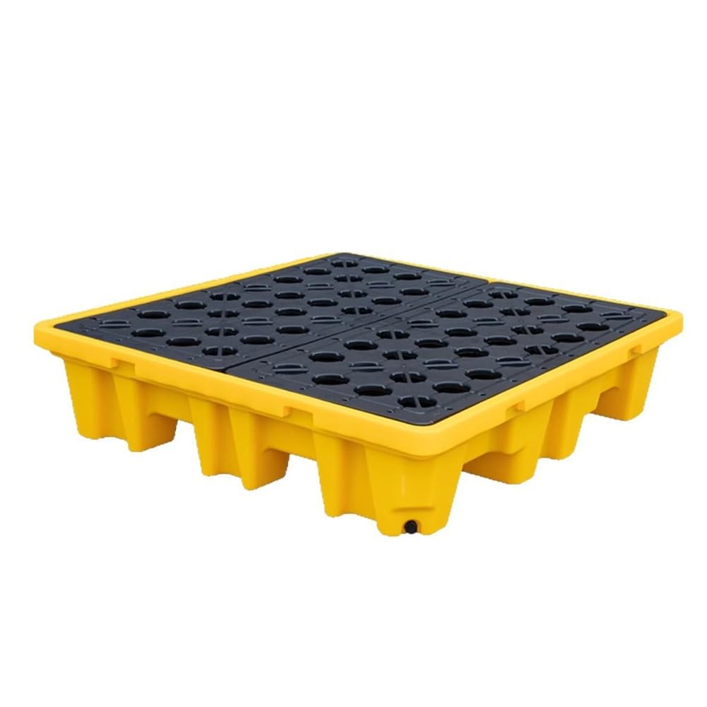 Szczelne plastikowe palety do laboratorium odporne na korozję chemiczne podkładki perkusyjne łatwe do czyszczenia pojemniki na odpady niebezpieczne (130 x 68 x 15 cm)