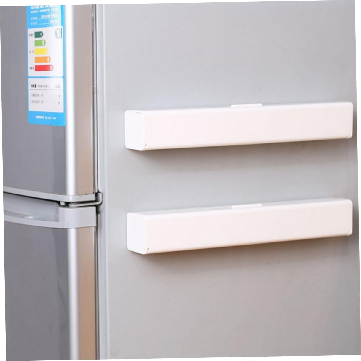 Plastic Wrap Dispenser Cutting Box PP Magnetic Fridge Storage