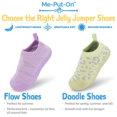 Image of JAN & JUL Slip-on Knit Shoes, Machine Washable and Lightweight Sneakers for Toddler Boys and Girls