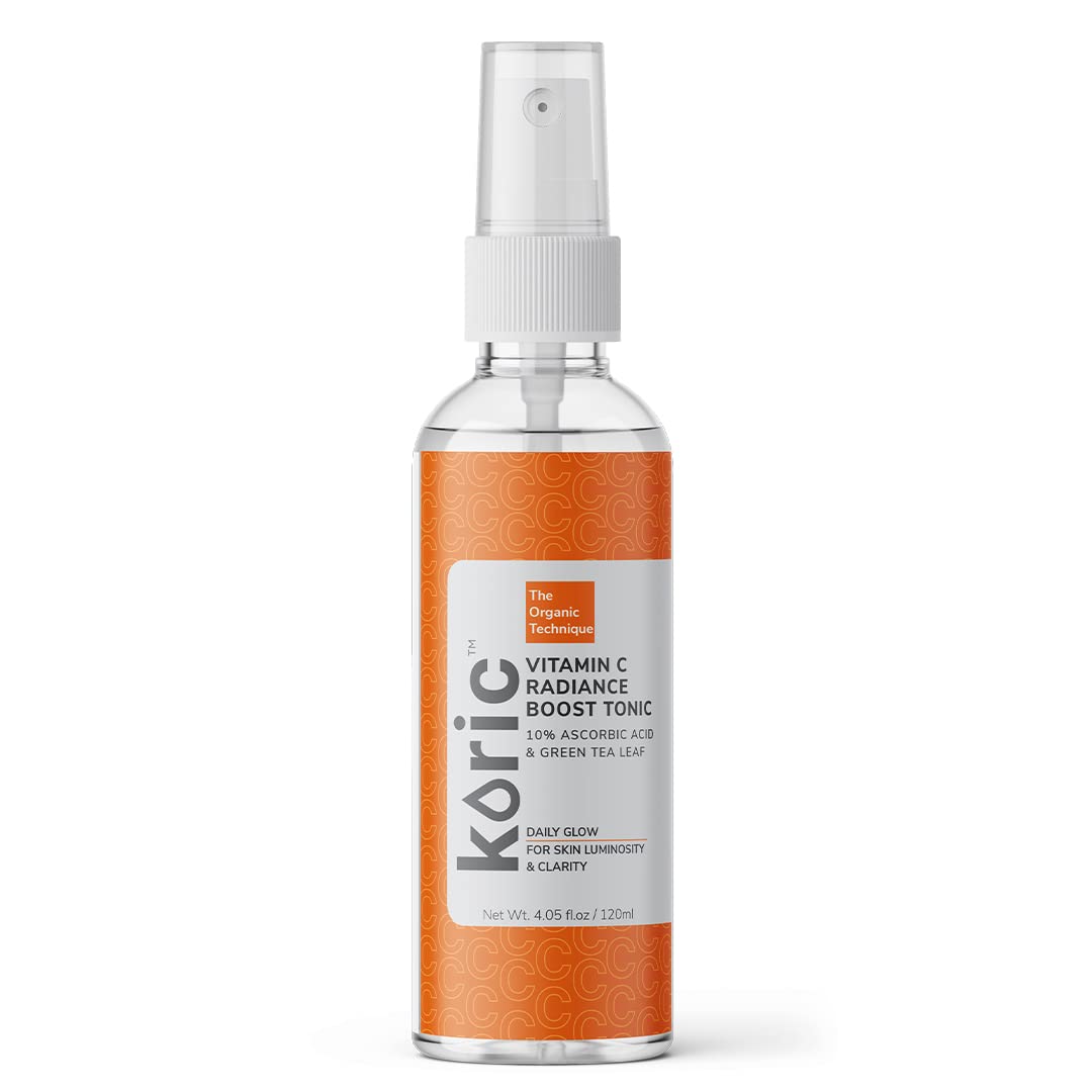 Koric Daily Glow Vitamin C Radiance Boost Tonic For skin Brightness+Glowing Skin care & Clear Skin-Tone with Organic Green Tea Leaf Extract, pH: 5
