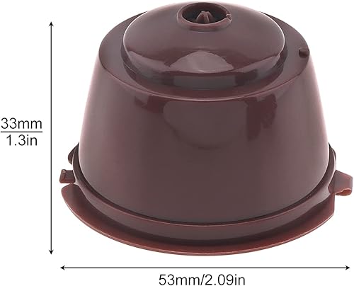 Miniatura 6 de Cápsula de café reutilizable para cafeteras Nescafe Dolce Gusto, paquete de 6 filtros de cápsulas de café coloridos recargables con cepillo de