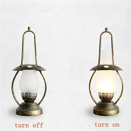 Miniatura 4 de Lámpara de mesa vintage lámpara de mesa estilo chino retro nostalgia antigua lámpara de aceite estudio dormitorio lámpara de noche antigua lámpara