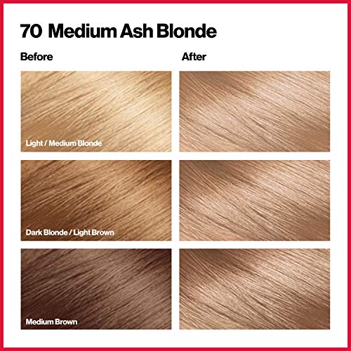Revlon Colorsilk Sans Amoniaque 70 Medium Ash Blonde - vue 3
