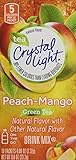 Crystal Light Green Tea Peach Mango Drink Mix On The Go 10-0.08 oz packets (6 Pack)