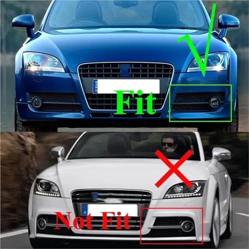 Remplacer cache antibrouillard cassé Audi TT 8J calandre avant plastique - 3