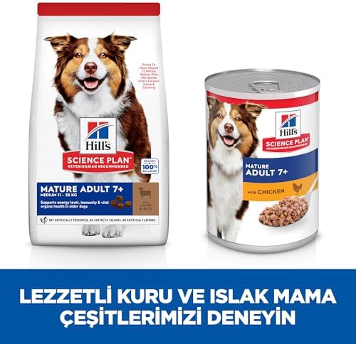 Hill's SCIENCE PLAN Light +7 Yaşlı Orta Irk Kuzulu ve Pirinçli Köpek Maması 14 kg - Görsel 6