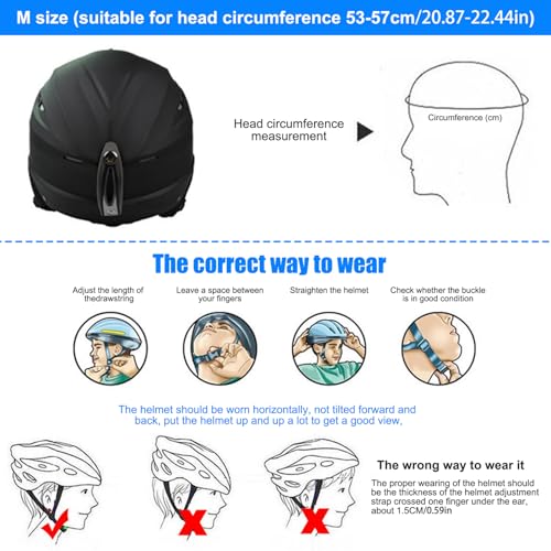 Casco de esquí de nieve unisex ajustable con almohadilla de protección 3