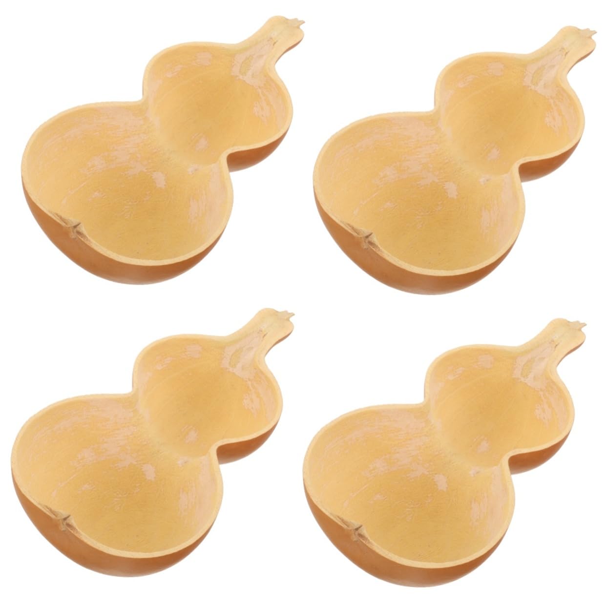 Healeved 4pièces Louche Gourd Pour Louche Multi-usages Pour Sauna Jardin Et Cuisine Ustensile Élégant Et Pratique Pour Bain Spa