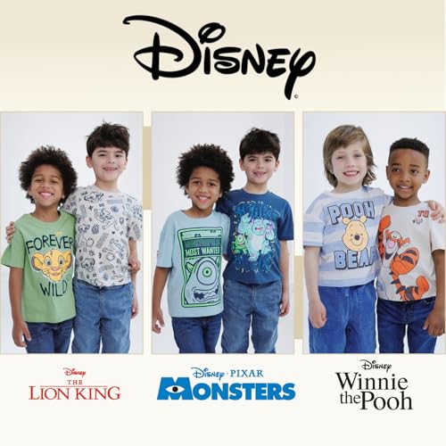 Disney Winnie the Pooh Toddler Boys' 2-Pack T-Shirts Tigger Blue Peach 2T - image 5