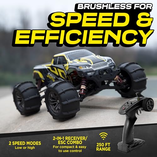 Laegendary LAEGENDARY320 Remote Control Car, Hobby Grade Rc Car 1:16 Scale Brushless Motor With Two Batteries, 4X4 Off-Road Waterproof Rc Truck thumb #6