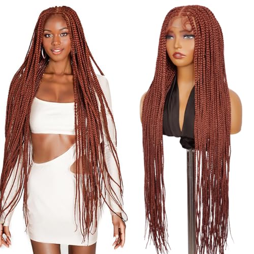 SUPERNOVA #350 Knotless Box Braided Wigs For Black Women 36