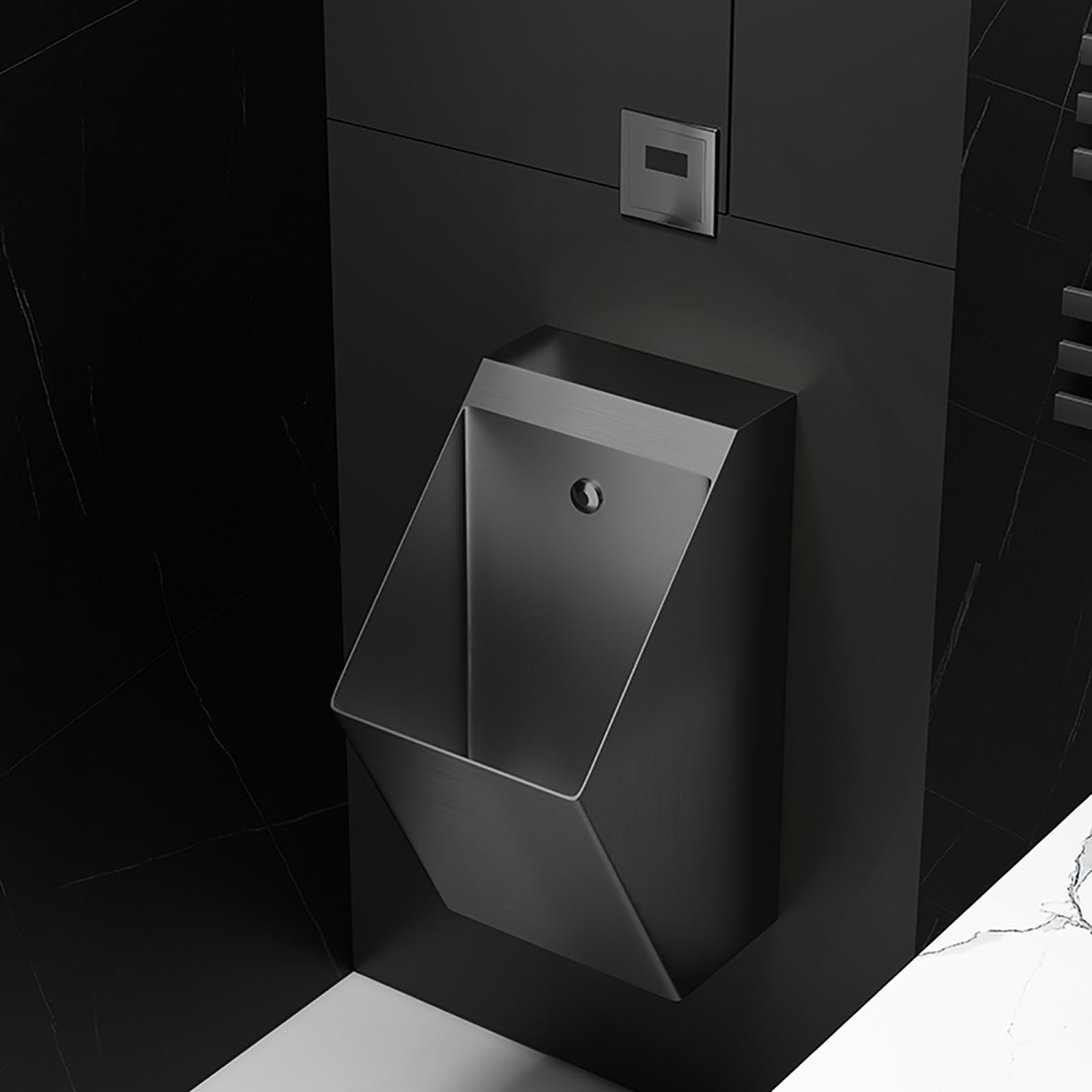 OTQEFTN Urinals for Men Spill Proof, Automatic Induction Flushing, Bar Urinals, Stainless Steel Urinals, Urinals for Men Spill Proof Nighttime, Garage Urinal, Urinals for Men Bat