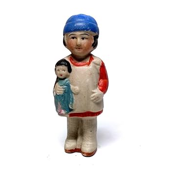 陶器の祈りを捧げる人形　土物　日本 戦前の陶磁器人形9‐②＝土人形【生活篇】 | アリタリアfujiのブログ