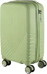 Mala de bordo em Polipropileno 4 rodas 360º - AeroMalas Sérvia (Verde)