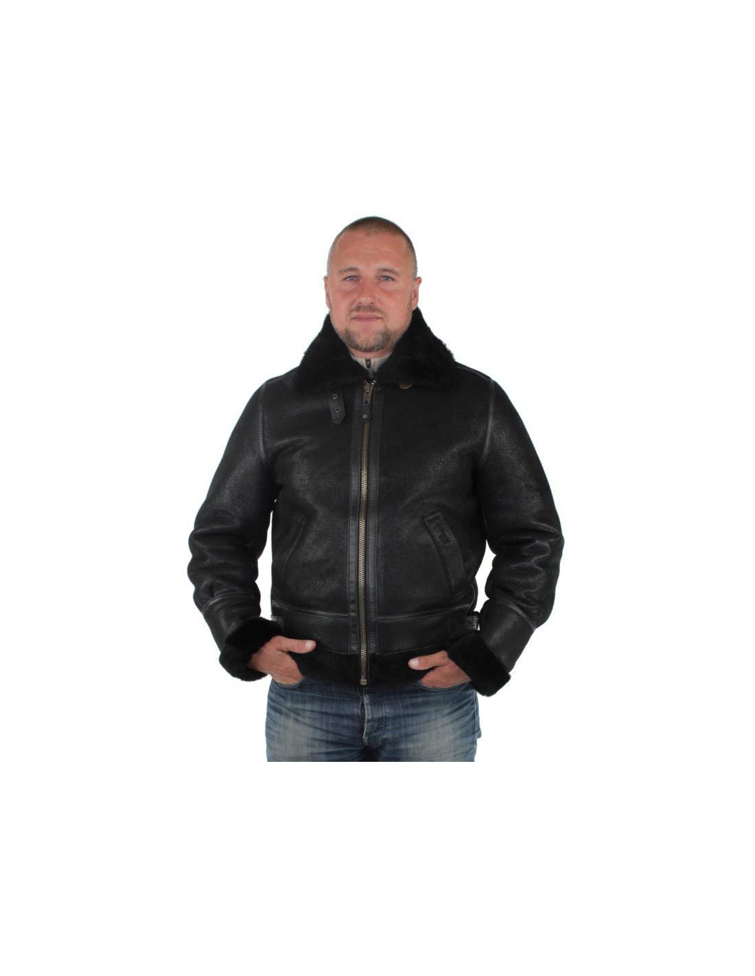 Schott NYC Lc1259, Chaqueta para Hombre, Negro (Black), XXL