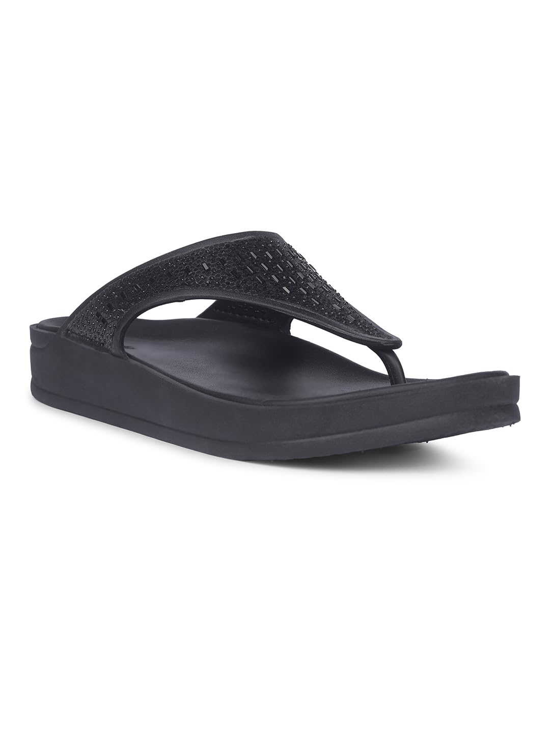 bata Women's Platform Heel Sandal - Black (3 UK) (5716786)-picture-35