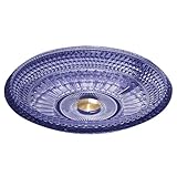 Facile à installer : le Vasque Verre se fixe facilement aux systèmes de robinetterie standard. Aucun ajustement supplémentaire n’est requis. Remarque : Robinet non inclus.