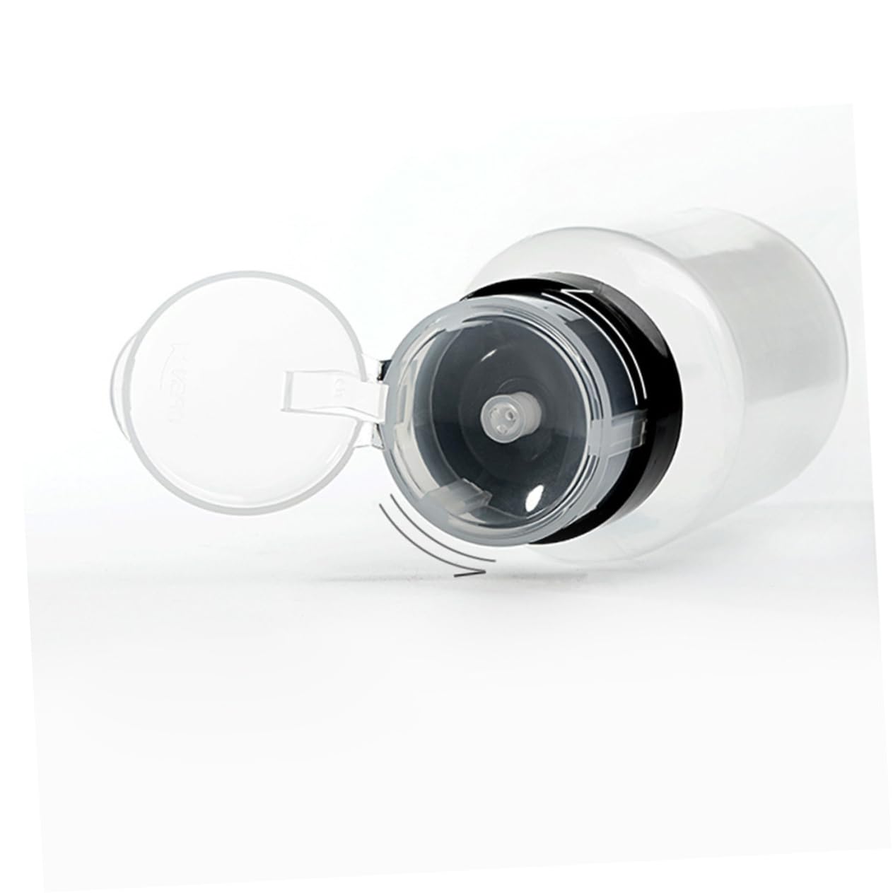 SOESFOUFU Quick-Dispense Nail Polish Pump Bottle 6 Pack 200ml Remover Cleaner Lockable Pump Subpackage Bottle Sanitary Design