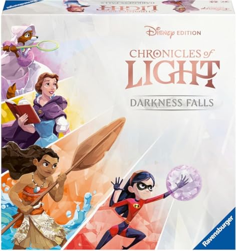 Ravensburger Disney Chronicles of Light - Darkness Falls - Immersive Strategy Board Games for Families, Adults and Kids Age 8 Years Up - 2 to 4 Players - 2024