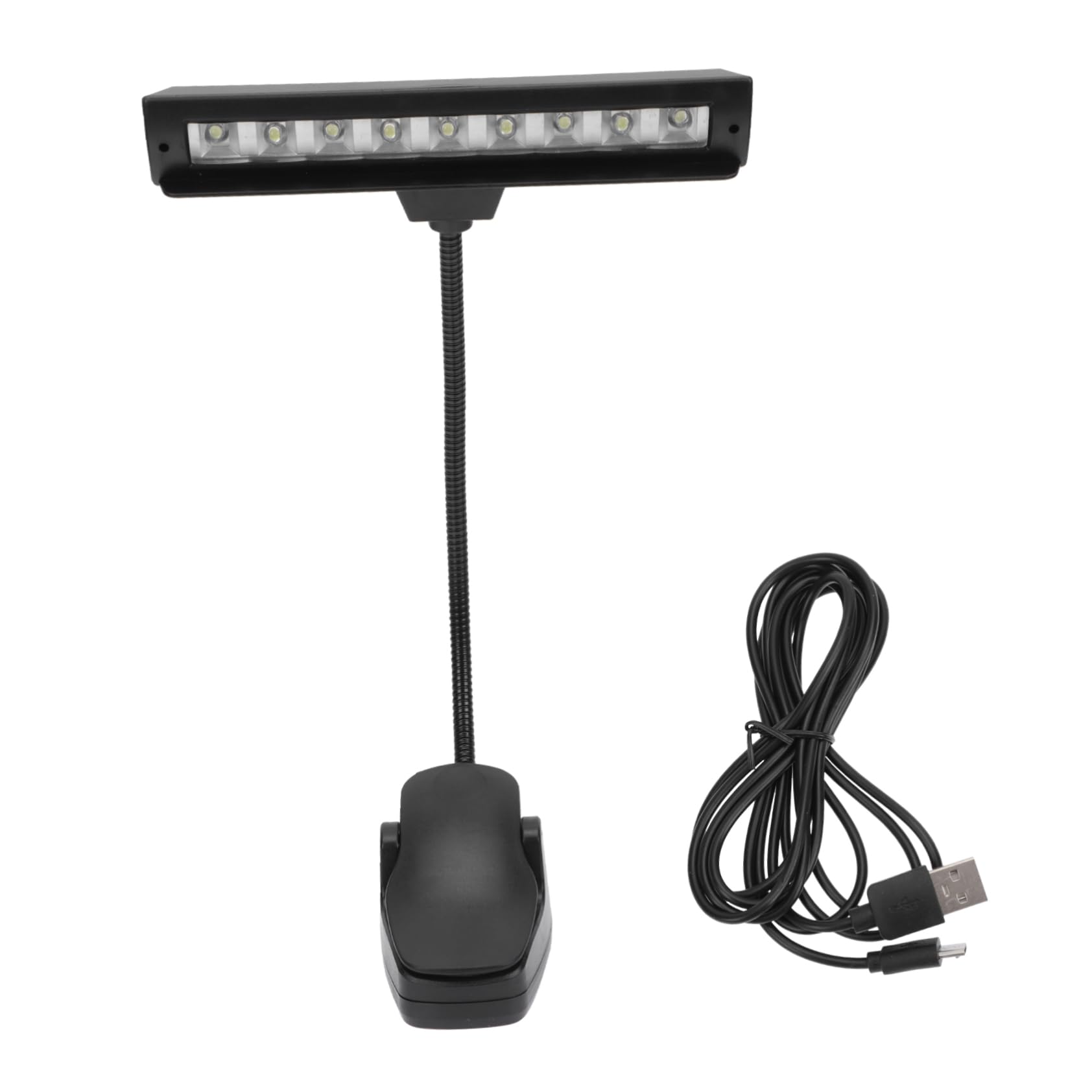 VINTORKY Foldable Music Score Clip Light Led Reading Lamp Multi-Function Charging Table Lamp