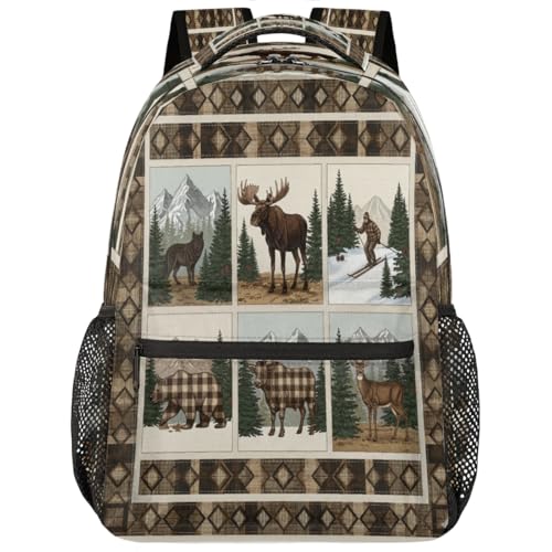 Mochila escolar de viaje unisex para ordenador de 15.6 pulgadas y uso universitario diario