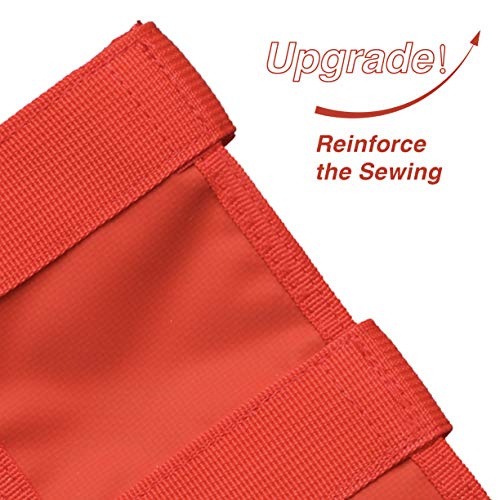 VXAR Fire Extinguisher Holder Adjustable Roll Bar Mounted for Auto Car UTV(ABS Red)