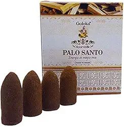 Incenso Cone Goloka Ayurvedic (Energia da Magica Inca) Palo Santo