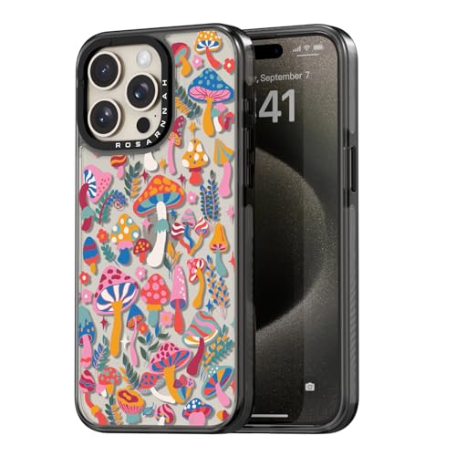 Coque iPhone 15 Pro durable noire au design jungle et finition antichoc haut de gamme