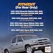 TORQUE Airbag Air Bag Suspension Kit for 2001-2006 Chevrolet Chevy Silverado 1500 HD 2500 and GMC Sierra 1500 HD 2500 (Not Quad-Steer) 2WD 4WD 1500HD Rear (Replaces Firestone Ride Rite 2190) (TR2190)
