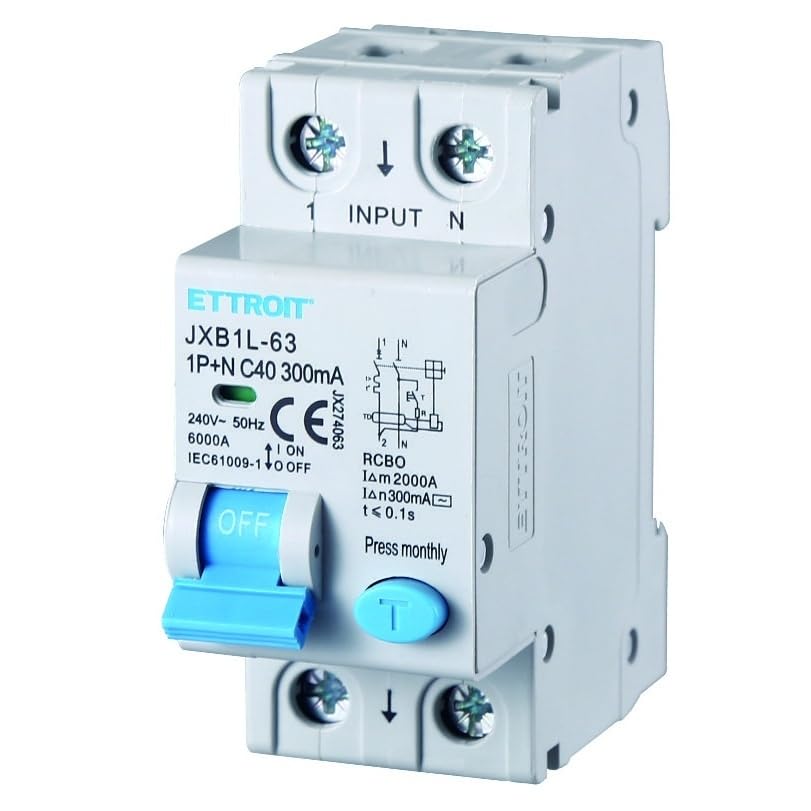  **Differential Circuit Breaker 300mA for DIN Rail - Protezione del Circuito e Sicurezza del Sistema**
| **Circuit Break