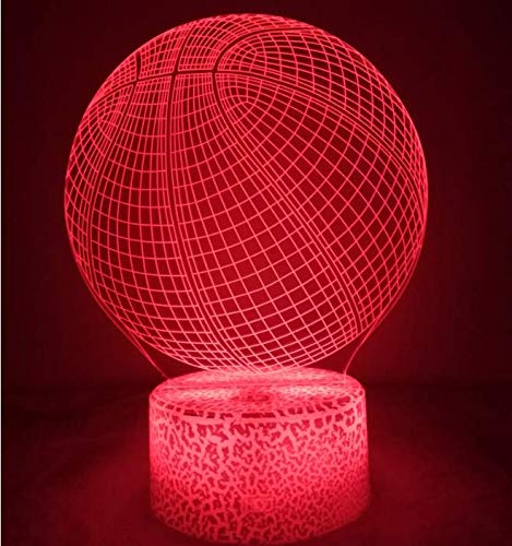 3D Basket Night Light Lamp 7 cambiamento di colore...