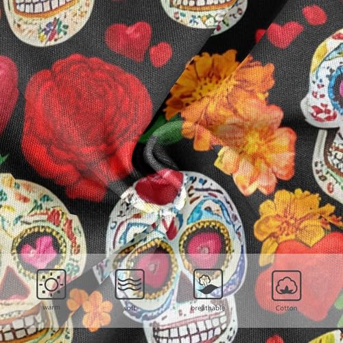 Cotton Girls Underwear Toddlers Colorful Day Dead Sugar Skulls Panties Little Girl Fancy Kids Undies Briefs 2t3