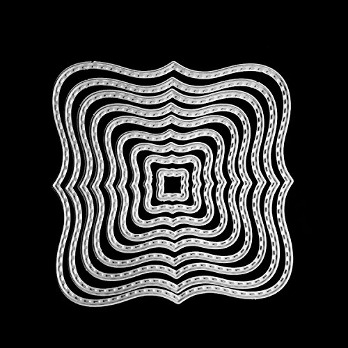 4 set di 4 forme circolari, quadrate e