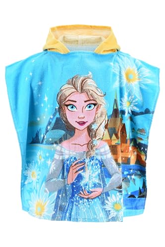 Disney Frozen Bath Cape for Girls, Blue, One Size