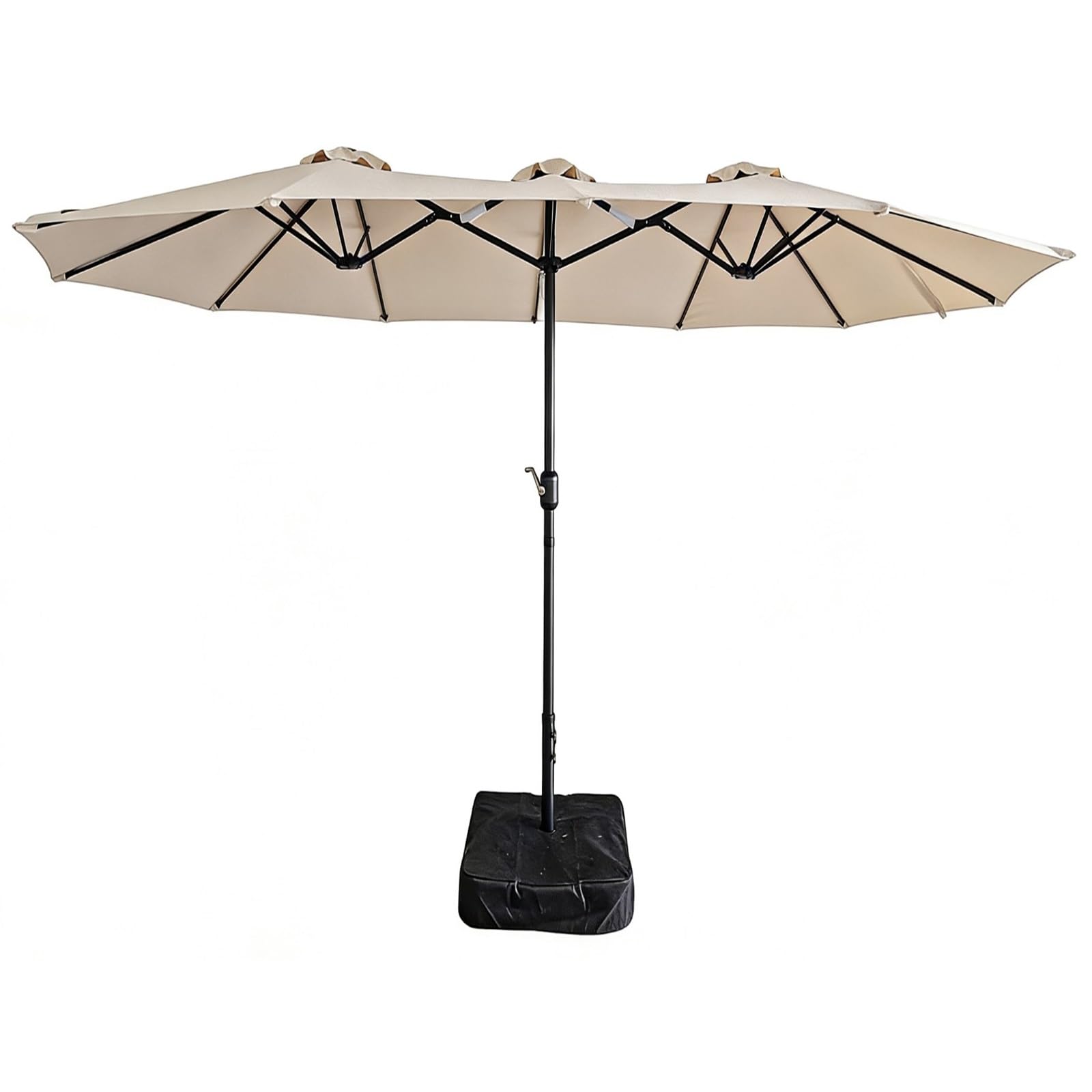 Gr8 Garden - Double Sided Parasol - 4.6m - Beige