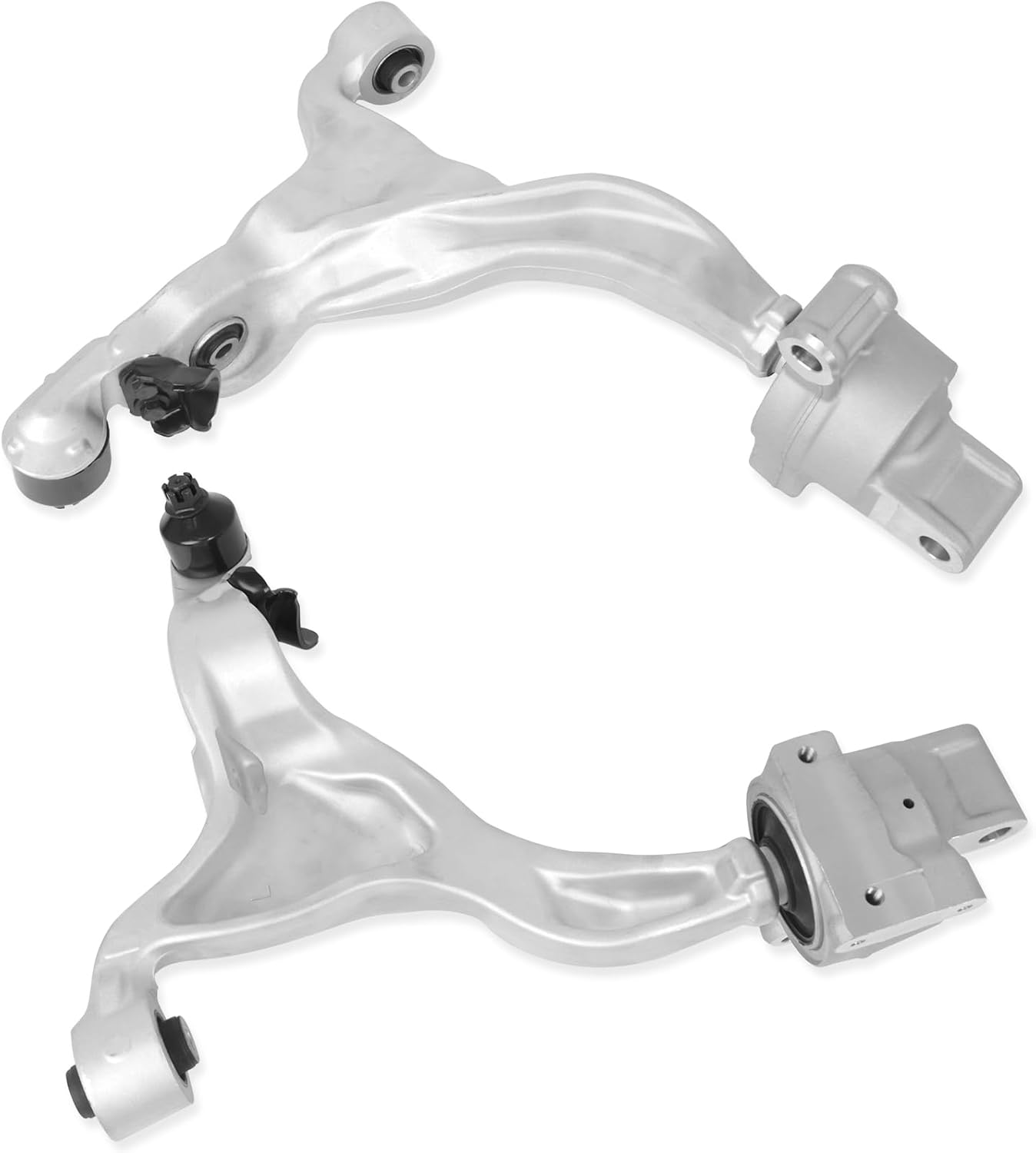 Front Lower Control Arm Kit Left + Right Compatible with Infiniti Q50 2.0L 2014-2024, for Infiniti Q60 2.0L 2017-2022, Replace # 545014GE0A 545004GE0A 545004GE0B 545014GE0B - AWD RWD