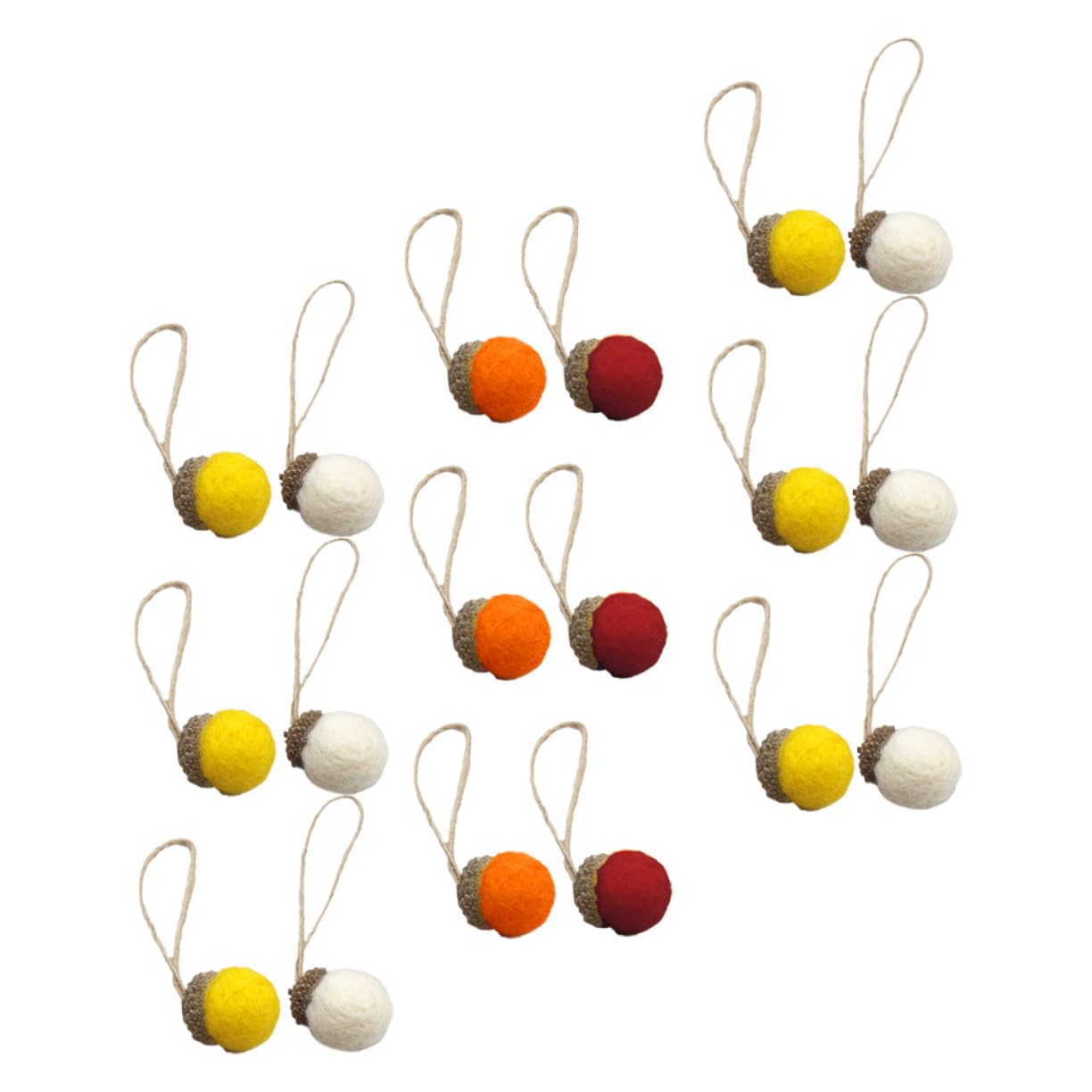 Cabilock 2 Set Di Ornamenti Per L'albero Di Natale Decorazioni Eleganti in Feltro A Forma Di Decorazioni Per L'albero Di Natale 25 Pezzi * 2