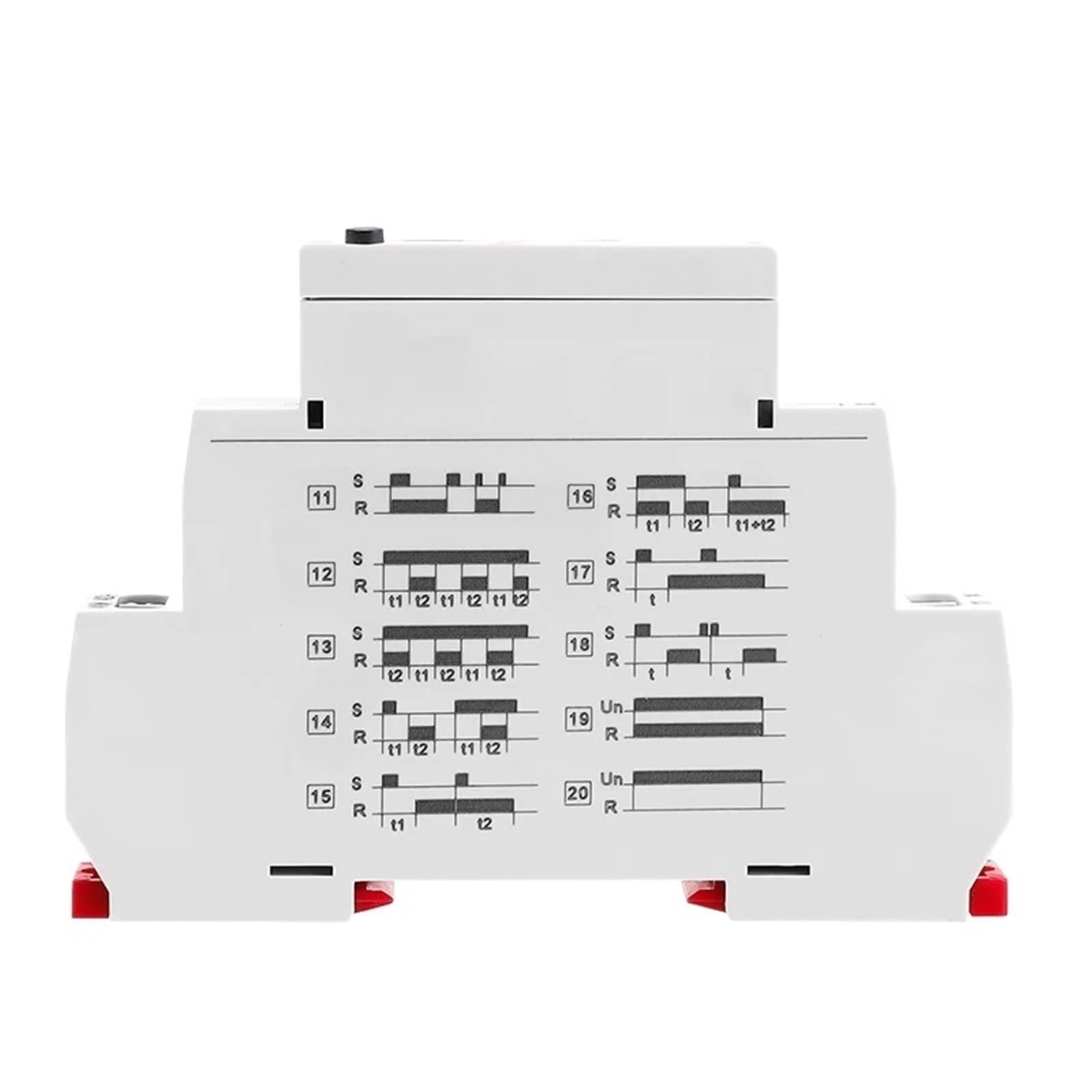 GRT8-X Digitalanzeige Multifunktions-Zeitrelais 16A mit 20 Funktionsauswahlen 1 Stücke(GRT8-X1 ACDC12V-240V)