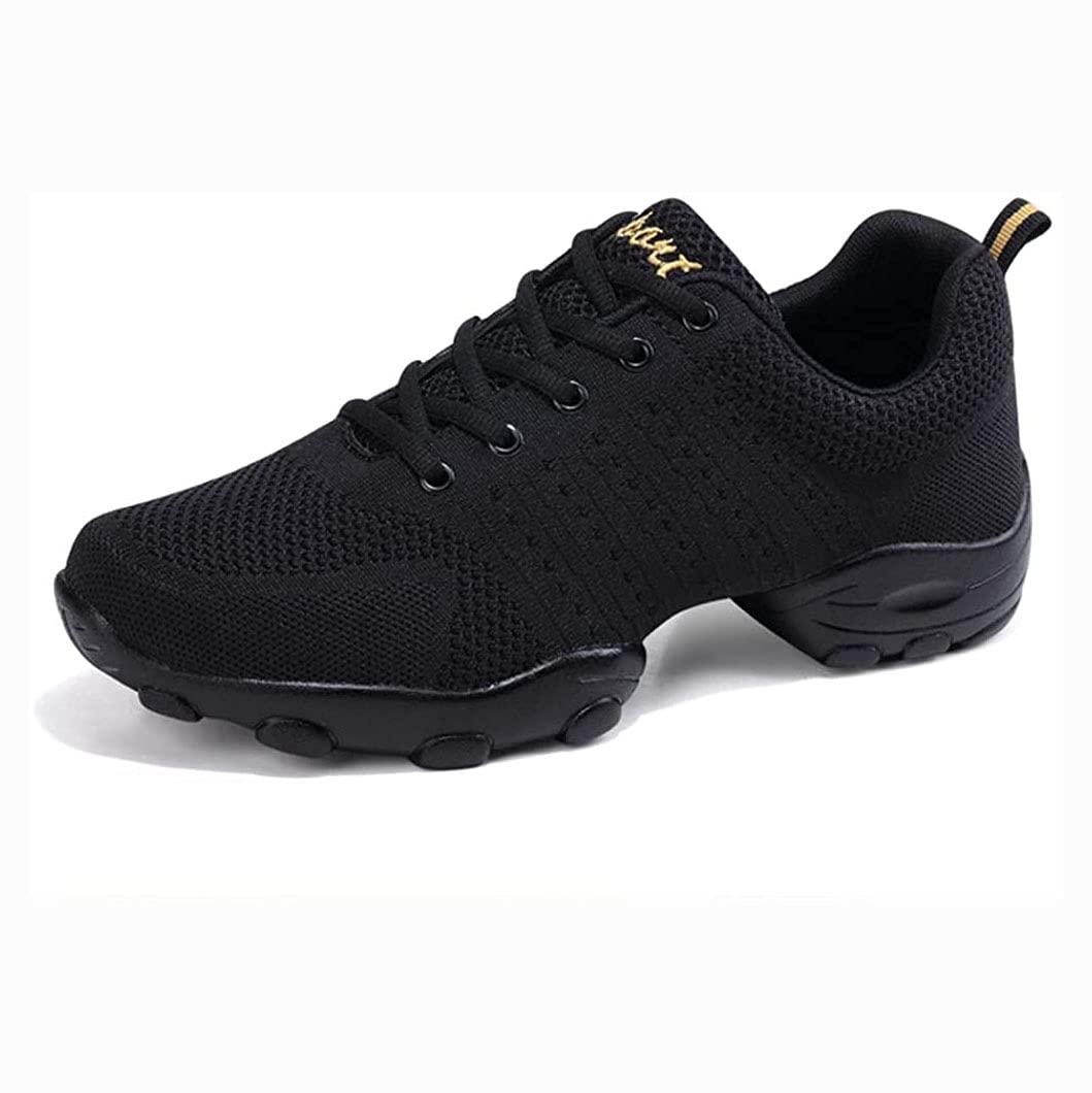 Scarpa Jazz Uomo Pelle Traspirante Scarpe da Ballo Latine Nero 44 EU