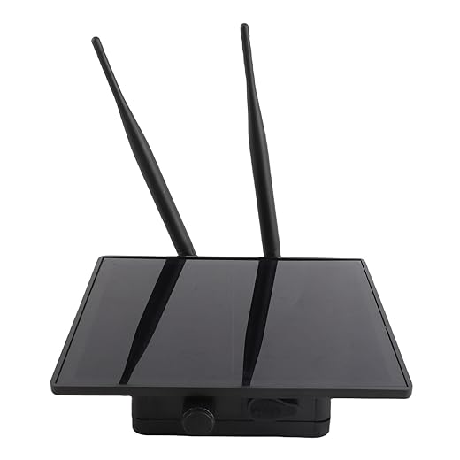 AYNEFY Nó Repetidor Solar, Extensor de Longo Alcance à Prova d'água para Redes Iot, Agricultura Inteligente e Monitoramento Industrial