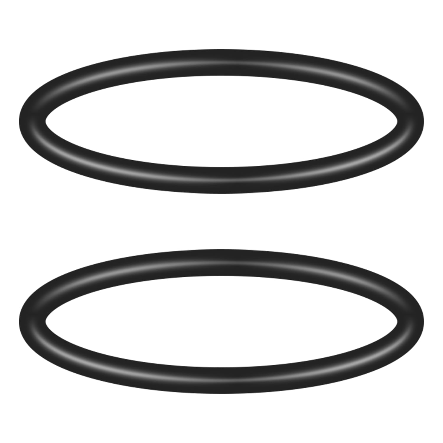 Upright Round & Tubular Style Belt Replacement Vacuum Belt for Sanitaire Commercial Vacuum Models SC649, SC679, SC684, SC688, SC689, SC886, SC887, SC888, SC889, SC899, Black (2-Pack)