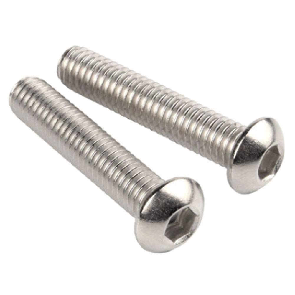 Innensechskant Schrauben M8 304 Edelstahl - Rundkopf Maschinenschrauben