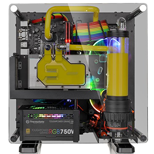Gabinete TT Core P1 TG Black/Wall Mount/Tempered Glass, Thermaltake, CA1H900T1WN00