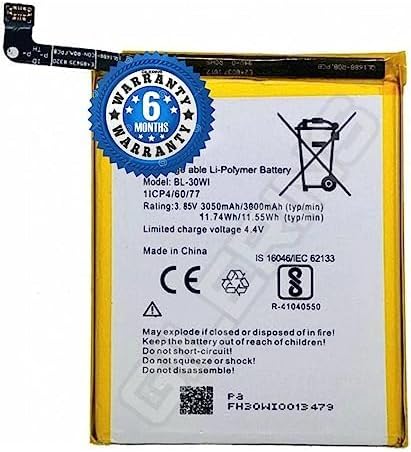 Original BL-30WI Battery for Itel S42 BL-30WI Battery with 6 Month Warranty****(G1)