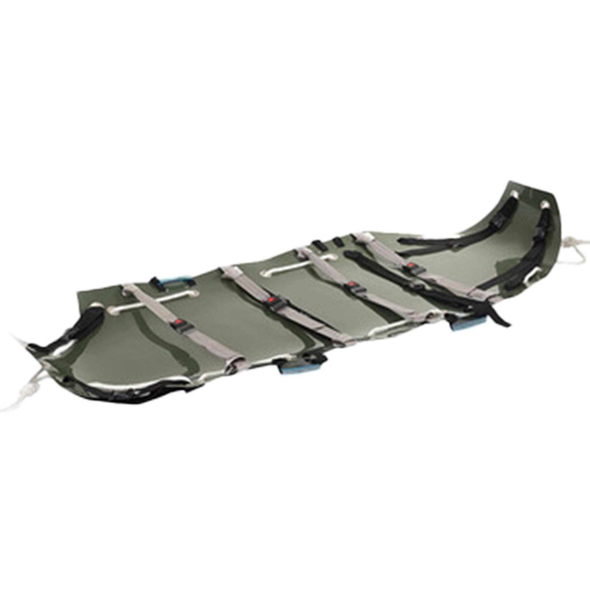 96 * 36,2pollici,barella soccorso multifunzionale,barella pieghevole,facile trasportare,leggera,barella salvavita per esterni,speciale plastica composita,design impermeabile (verde,arancione)(Green)
