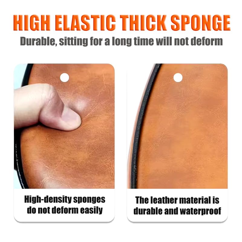 Image of Softline Pro Drum Throne Saddle Seat Apple Shape Padded Drum Stool Height Adjustable 43.8-61 cm Heavy Duty 3.6 Kg Double Braced Legs Anti-Slip Feet for Drummers & Musicians - SP ADT900