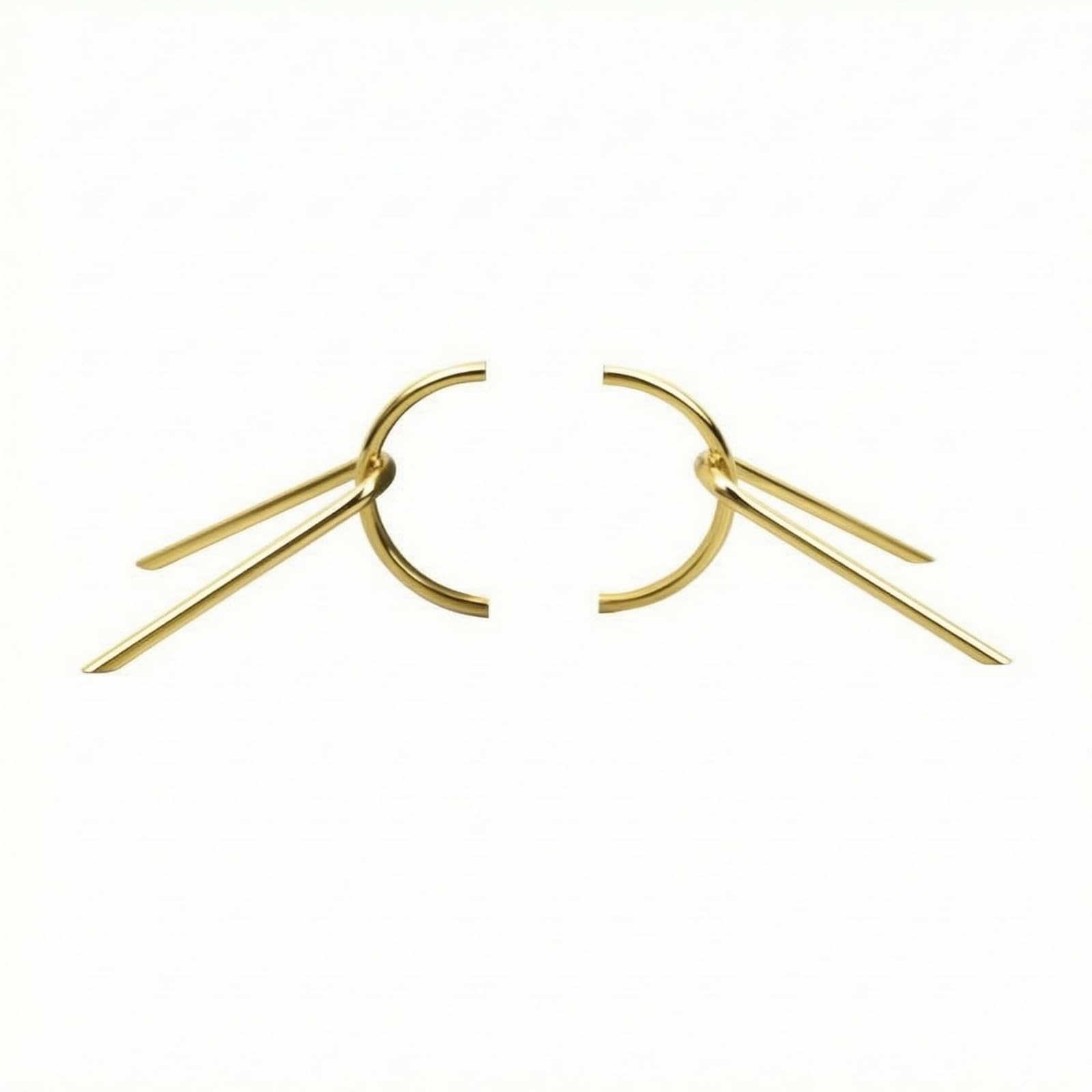 Milageto Fermalibri Semicircolare Fermalibro Metallico Supporto Libri Reggilibri Geometrico in Metallo con Linee Inclinate Stile Contemporaneo Salvaspazio, Oro