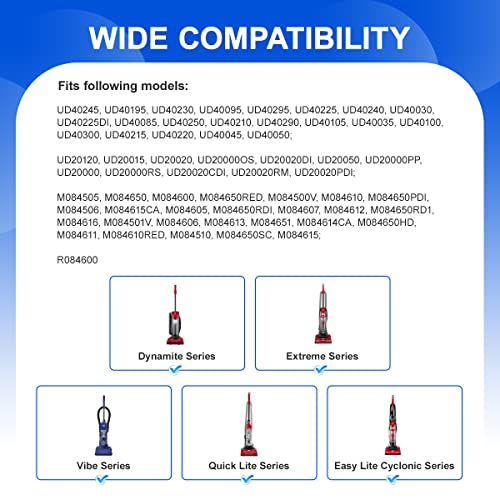 Lanmu Replacement Belt Style 15 Compatible With Dirt Devil Royal Dynamite Corded Bagless Upright Vacuum Models Ud20015, M084650 Red, Replace Parts 1Sn0220001 & 3Sn0220001 (2 Pack) #TOP3