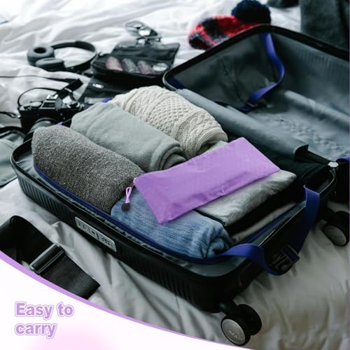 Image of 146Pcs Disposal Sanitary Napkin Bags, Purple Feminine Privacy Protection Sanitary Tampons Menstrual Liners Bag, Personal Disposal Hygiene Period Diapers Bag for Women (144pcs with 2pcs Zipper Bags)